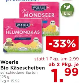 Unimarkt Woerle Bio Käsescheiben Angebot