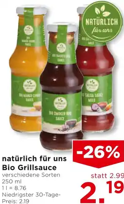 Unimarkt Natürlich für uns Bio Grillsauce Angebot