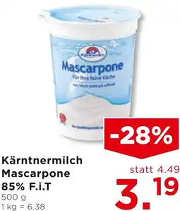 Unimarkt Kärntnermilch Mascarpone 85% F.i.T Angebot