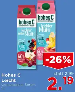 Unimarkt Hohes C Leicht Angebot
