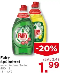 Unimarkt Fairy Spülmittel Angebot