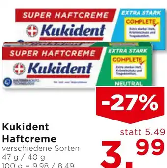 Unimarkt Kukident Haftcreme Angebot