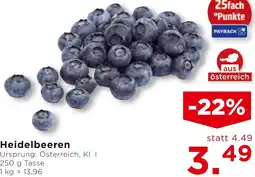 Unimarkt Heidelbeeren Angebot