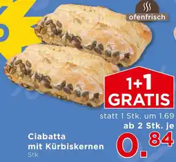 Unimarkt Ciabatta mit Kürbiskernen Angebot