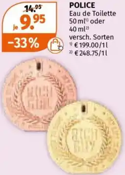 Müller Police Eau de Toilette Angebot