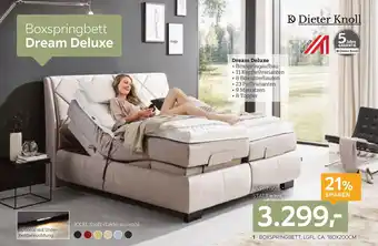 XXXLutz Boxspringbett Dream Deluxe Angebot