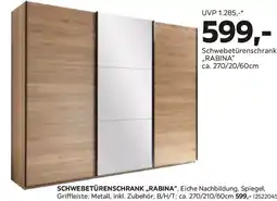 Mömax Schwebetürenschrank rabina Angebot