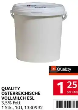 Transgourmet Quality österreichische vollmilch esl Angebot