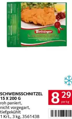 Transgourmet Schweinsschnitzel Angebot
