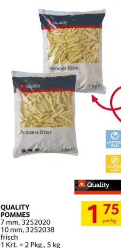 Transgourmet Quality pommes Angebot