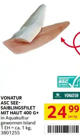 Transgourmet Vonatur asc see- saiblingsfilet mit haut Angebot