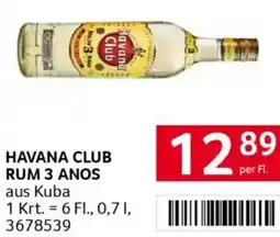 Transgourmet Havana club rum 3 anos Angebot