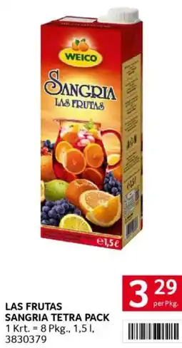 Transgourmet Las frutas sangria tetra pack Angebot