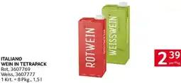 Transgourmet Italiano wein in tetrapack Angebot