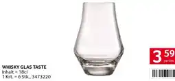 Transgourmet Whisky glas taste Angebot