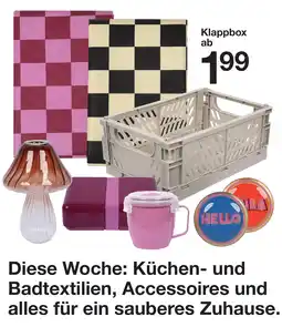 Zeeman Diese Woche: Küchen- und Badtextilien, Accessoires und alles für ein sauberes Zuhause Angebot