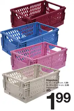 Zeeman Klappbox Angebot