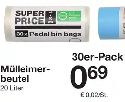 Zeeman Mülleimer- beutel Angebot