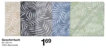 Zeeman Geschirrtuch Angebot