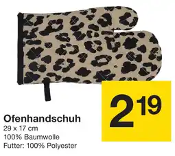 Zeeman Ofenhandschuh Angebot