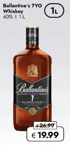 Travel FREE Ballantine's 7YO Whiskey Angebot