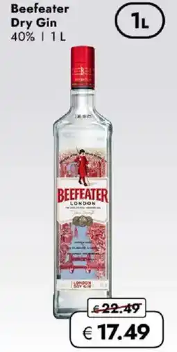 Travel FREE Beefeater Dry Gin Angebot