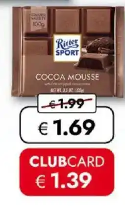 Travel FREE Ritter sport Angebot