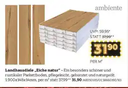 XXXLutz Landhausdiele „Eiche natur Angebot