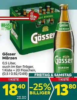 Billa Gösser Märzen Angebot