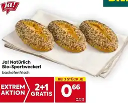 Billa Ja! Natürlich Bio-Sportweckerl Angebot