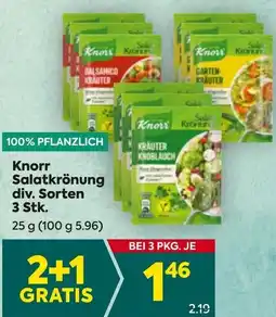 Billa Knorr Salatkrönung Angebot