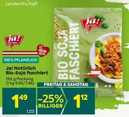 Billa Ja! Natürlich Bio-Soja faschiert Angebot
