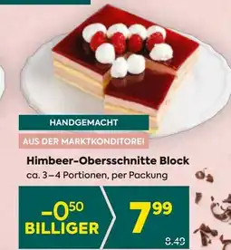 Billa Himbeer-Obersschnitte Block Angebot
