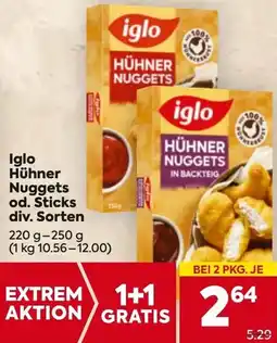 Billa Iglo Hühner Nuggets Angebot