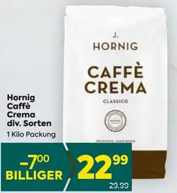 Billa Hornig Caffè Crema Angebot