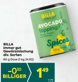 Billa Billa immer gut gewürzmischung Angebot