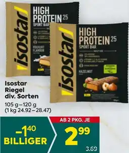 Billa Isostar Riegel Angebot