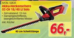 Zgonc Einhell Akku-Heckenschere GC-CH 18/40 Li Solo Angebot