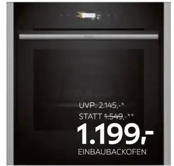 XXXLutz Neff Einbaubackofen B54CR31N0 Angebot