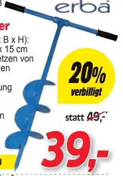 Zgonc Erba Hand-Erdbohrer Angebot