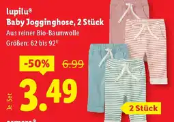 Lidl Lupilu baby jogginghose, 2 stück Angebot