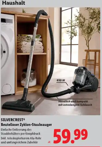 Lidl Silvercrest Beutelloser Zyklon Staubsauger Angebot