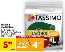 Billa Tassimo div. Sorten Angebot