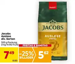 Billa Jacobs Auslese div. Sorten Angebot