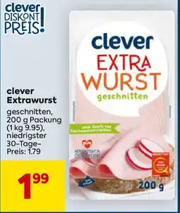 Billa clever Extrawurst Angebot