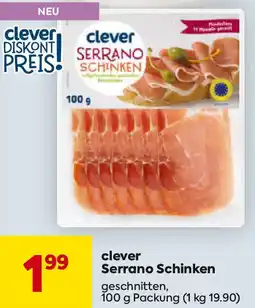 Billa clever Serrano Schinken Angebot