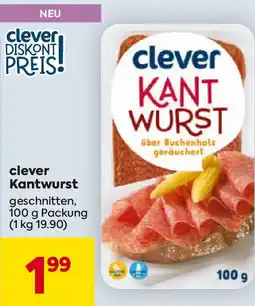 Billa clever Kantwurst Angebot