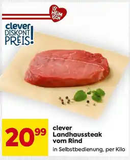 Billa clever Landhaussteak vom Rind Angebot