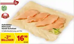 Billa Hofstädter Mehrwohl Hendlis' HEIM ISCH Schnitzel Angebot