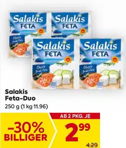 Billa Salakis Feta Duo Angebot